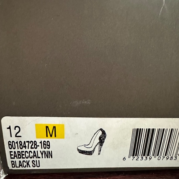 Enzo Anciolini Beccalynn black suede platform Pump - Picture 4 of 5